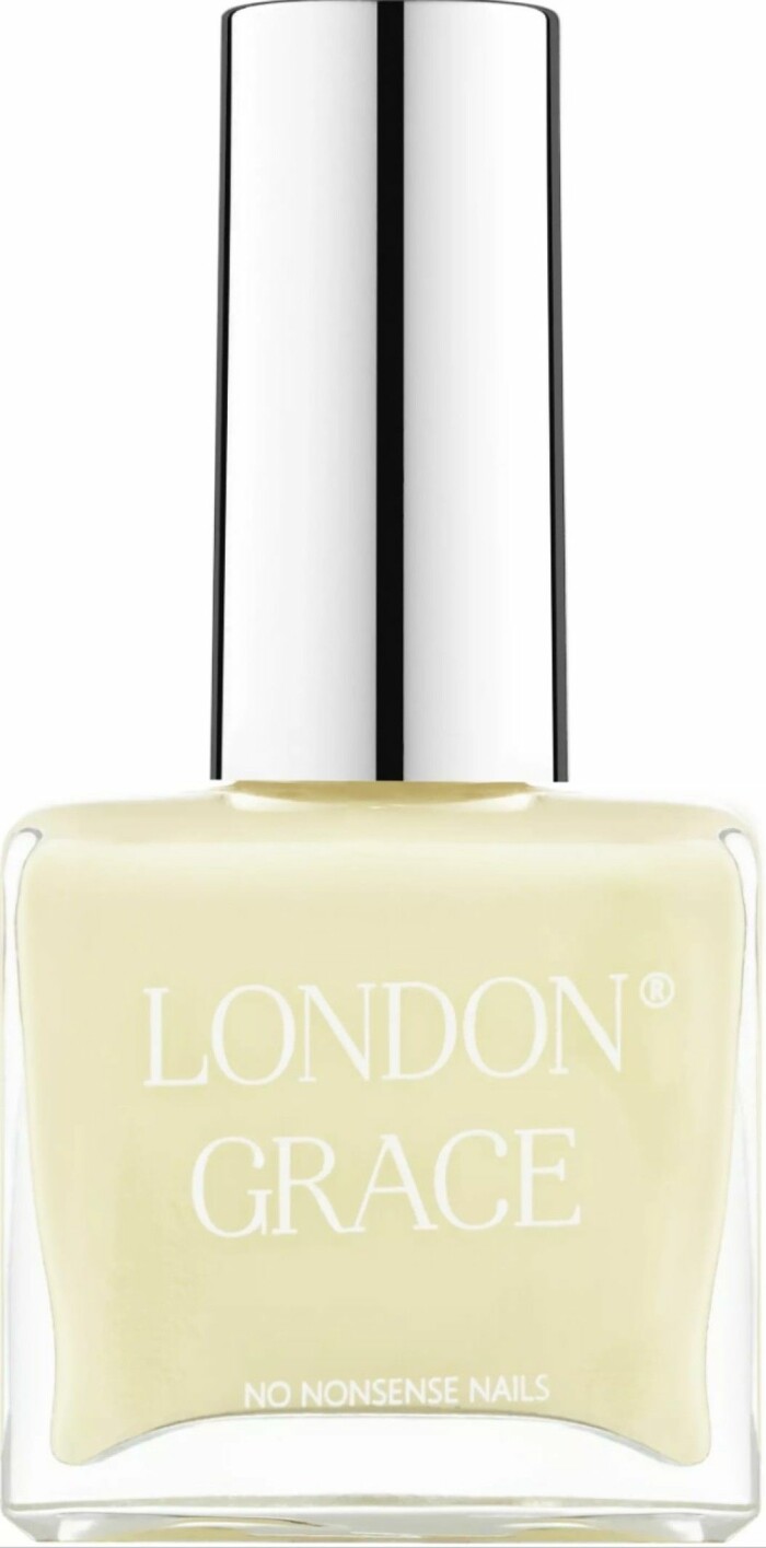 Klicka på bilden för att komma direkt till nagellacket. gult nagellack från london grace.