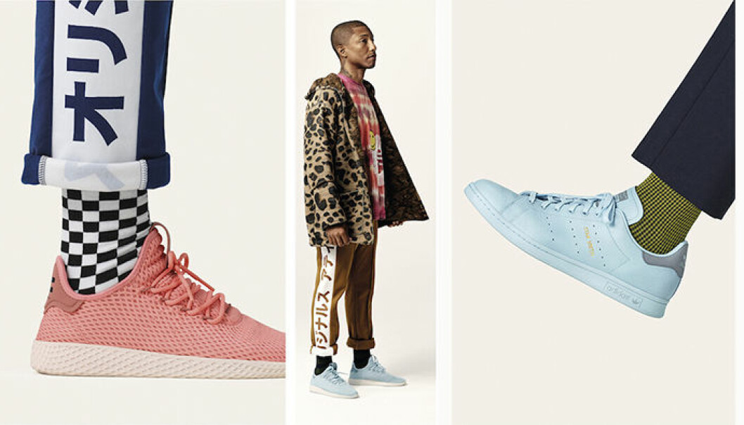 Pharrell gör pastelliga sommarsneakers för Adidas
