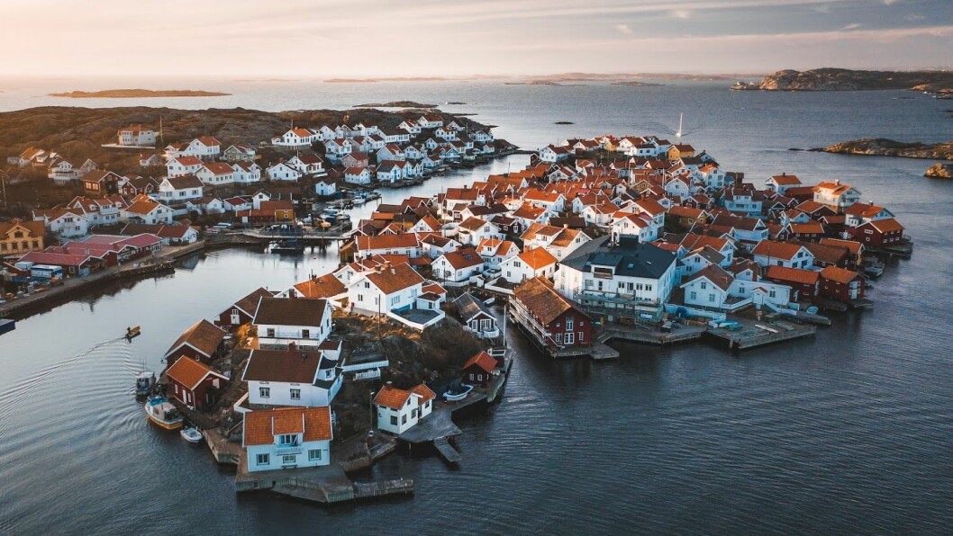 Härmanö är helt bilfritt. Natur och hus på SJ/Google/Tobias Hägg