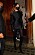Hailey Bieber bär klänning från Acne Studios i London.