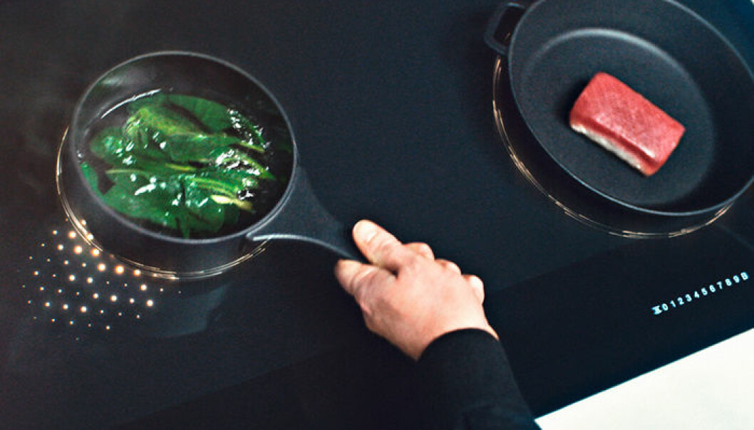 Michelinkocken Kyle Connaughton är imponerad av Mieles innovativa induktionshäll.