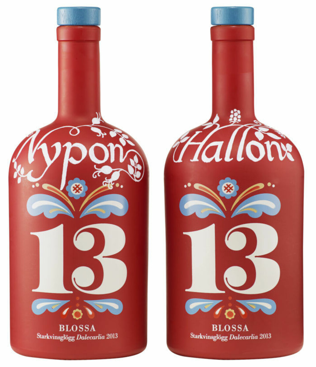 Årets glögg från Blossa 2013 smakar nypon och hallon. Årets glögg från Blossa 2013 smakar nypon och hallon.