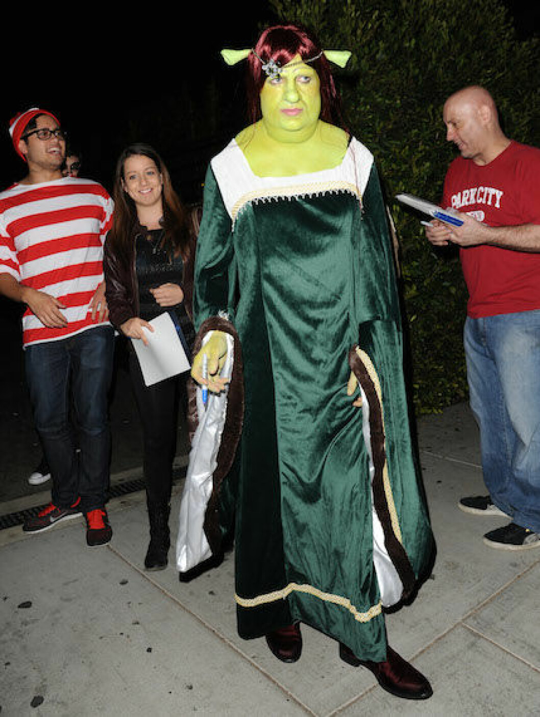 6. Colton Hynes är van vid att klä ut sig i ”Teen wolf” och ”Arrow”. Den här gången gjorde han succé som prinsessan Fiona från ”Shrek”-filmerna. Matthew Morrison Halloween Party, Los Angeles, America - 25 Oct 2014