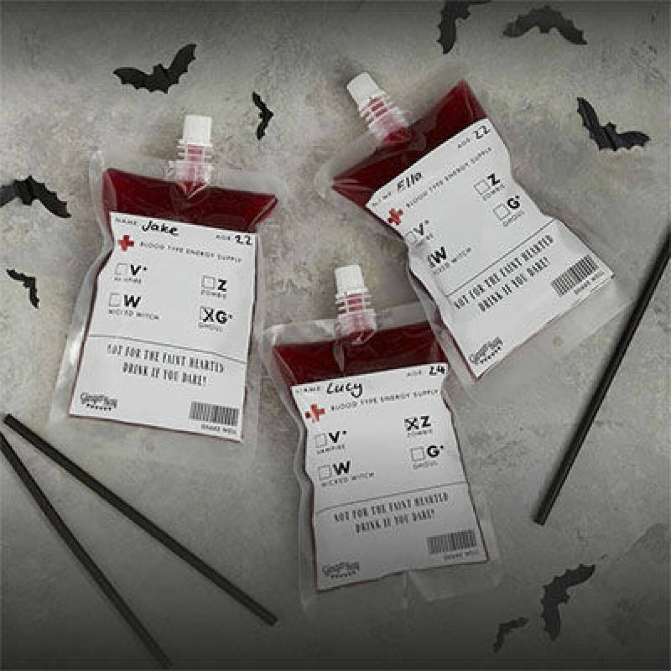 Halloween blodpåsar