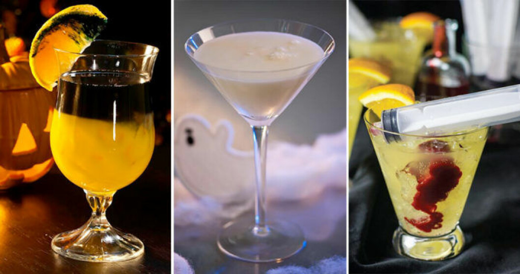 Läskiga drinkar till Halloween. Läskiga drinkar till Halloween.