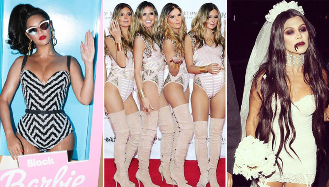 Beyoncé som Black Barbie och sex versioner av Heidi Klum – spana in kändisarnas Halloween-outfits!