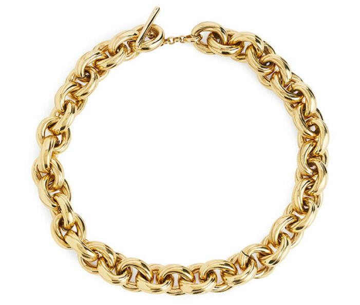 halsband i guldpläterad mässing från ARKET