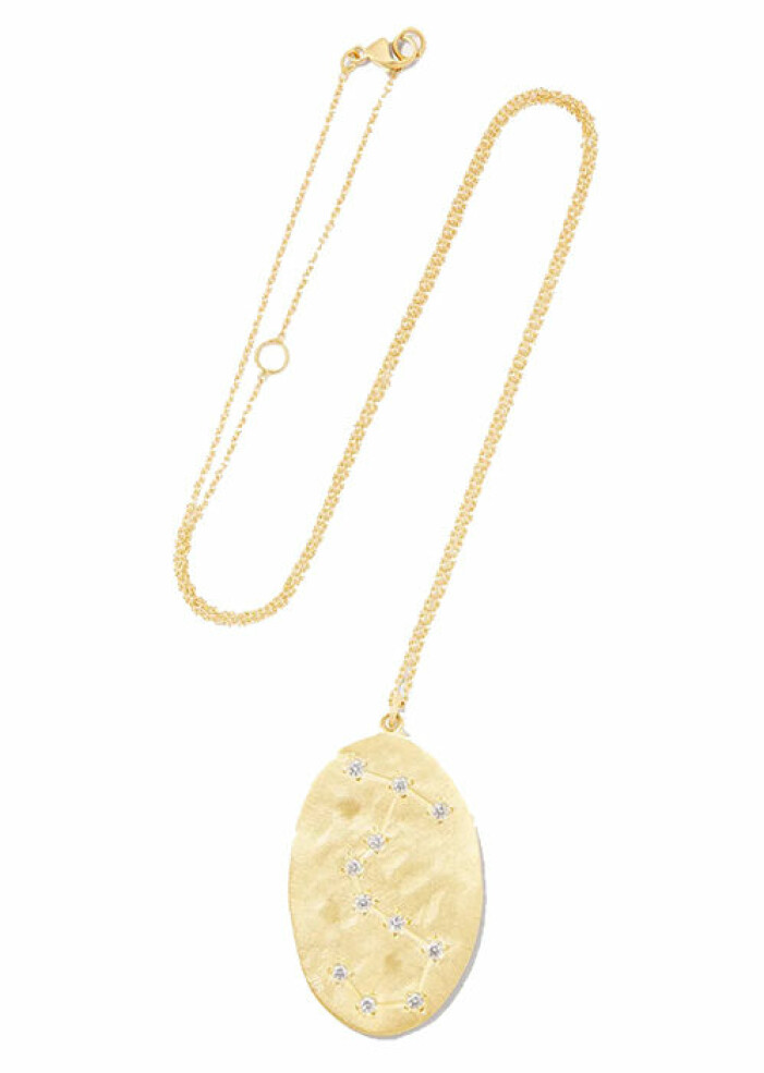 halsband med stjärntecken guld
