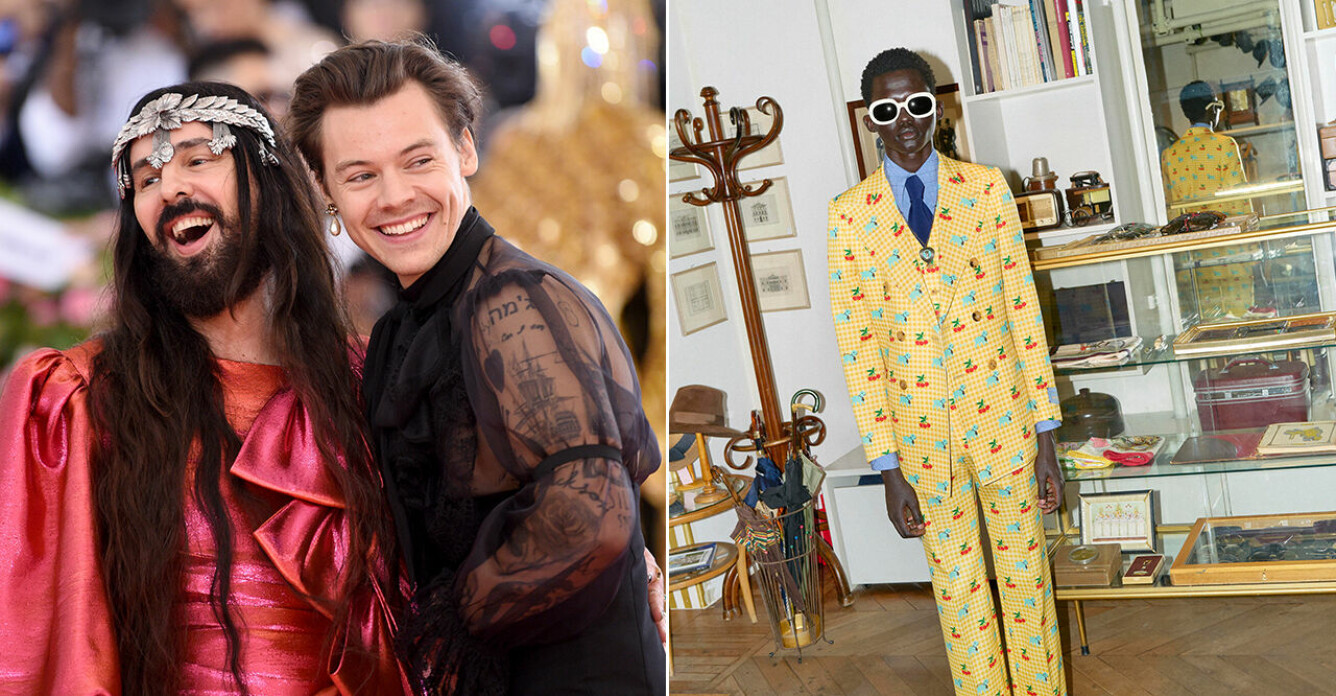 Harry Styles designar kollektionen Ha Ha Ha för Gucci – se bilderna