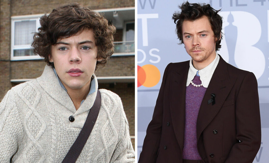 Harry Styles 2010 vs i dag. Harry Styles 2010