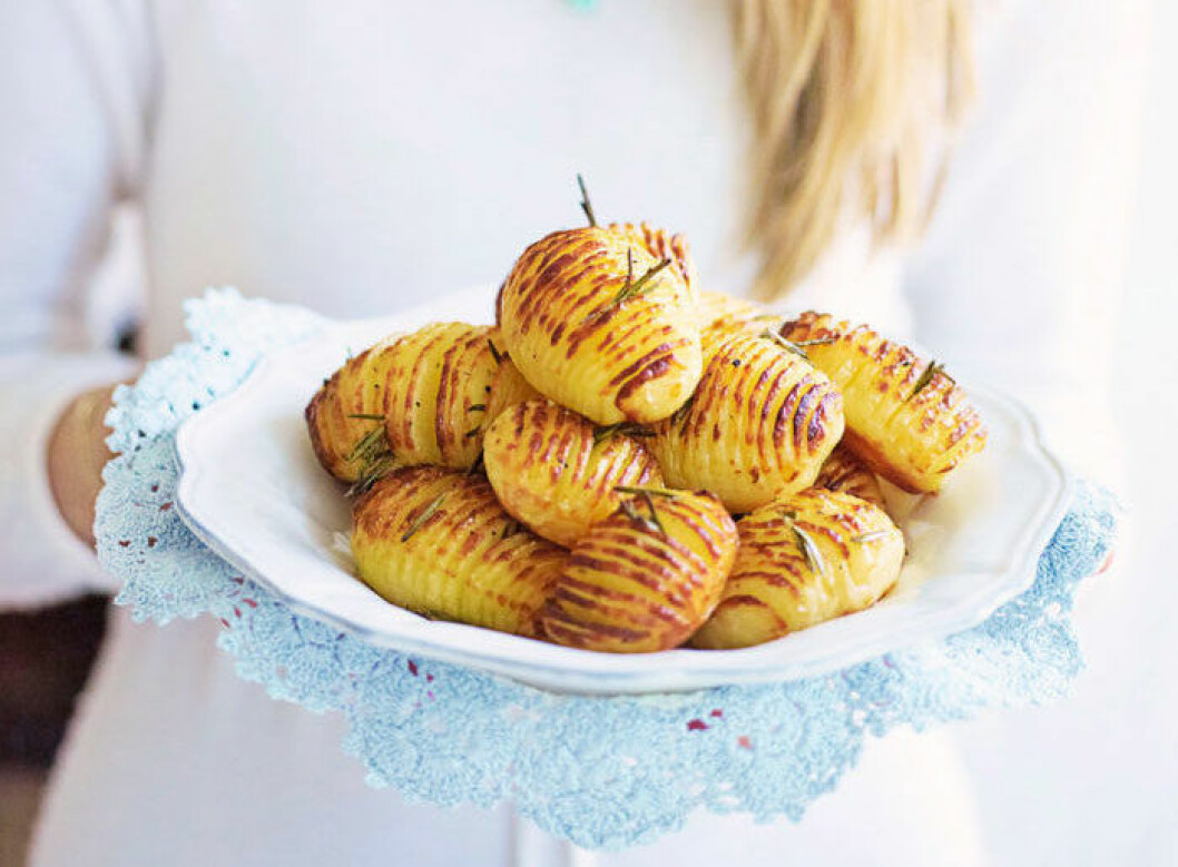 Hasselbackspotatis