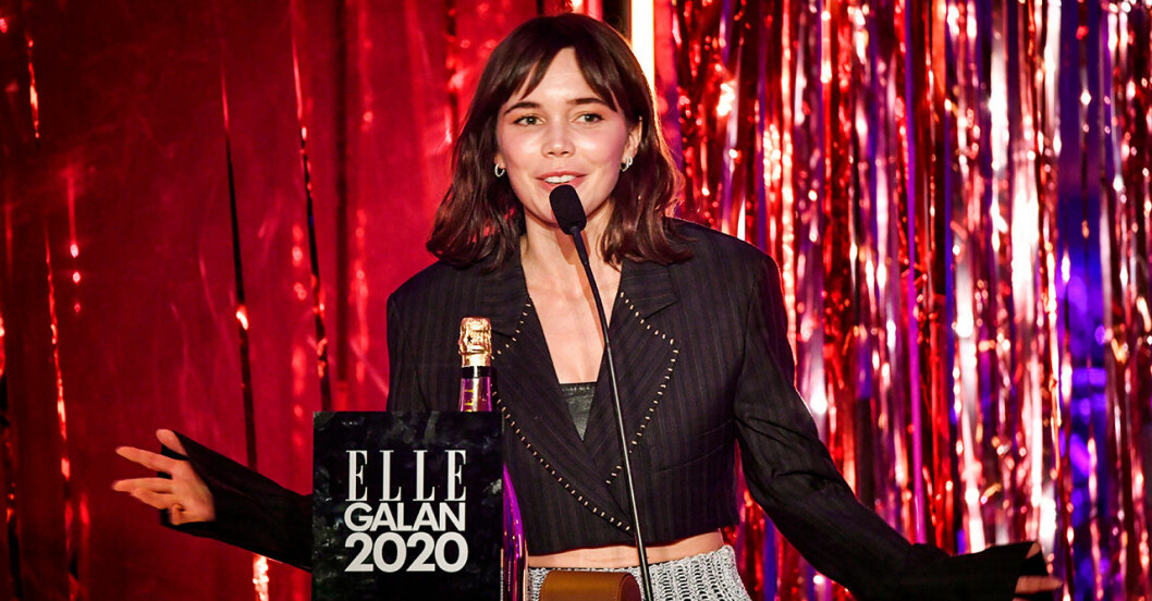 Hedda Stiernstedt Elle-galan 2020
