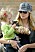 Heidi Klum med dottern Leni på armen