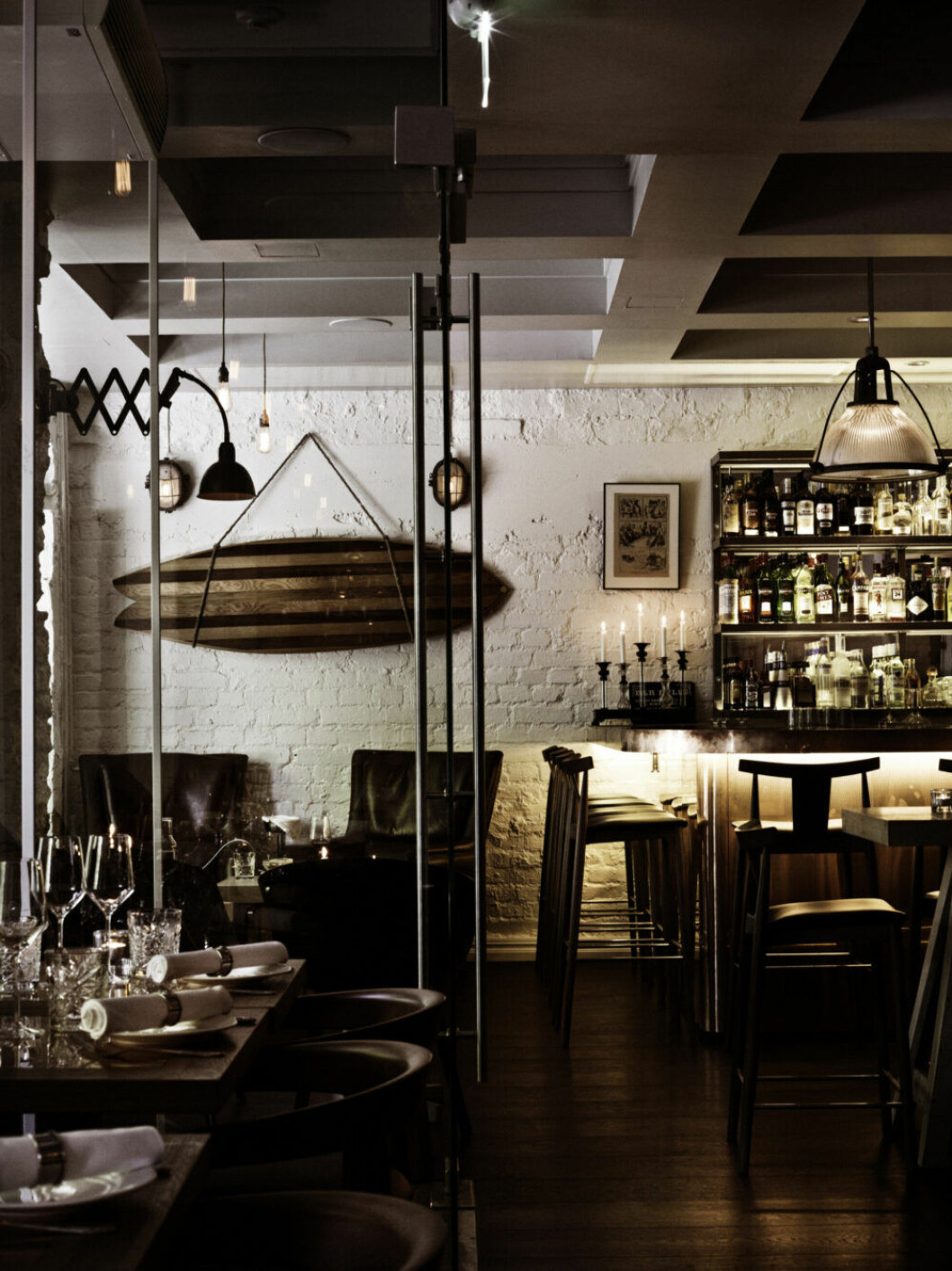 Restaurangen Boulevard Social i Helsingfors.