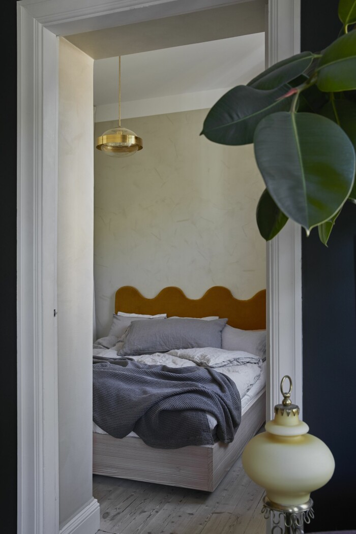 Hemma hos Dennis Valencia sovrum egen sängram DIY