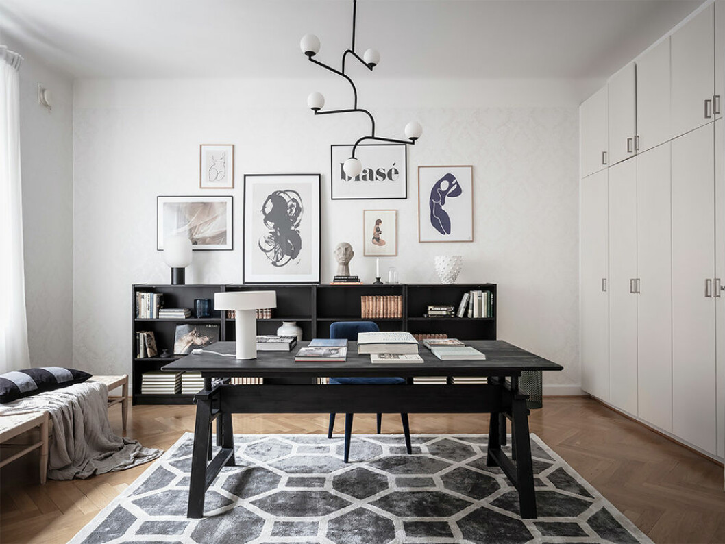 Foto: Anders Bergstedt Styling: Livindeco för Entrance mäkleri/mäklare: Jessica Fridstedt Snyggt och stort hemmakontor