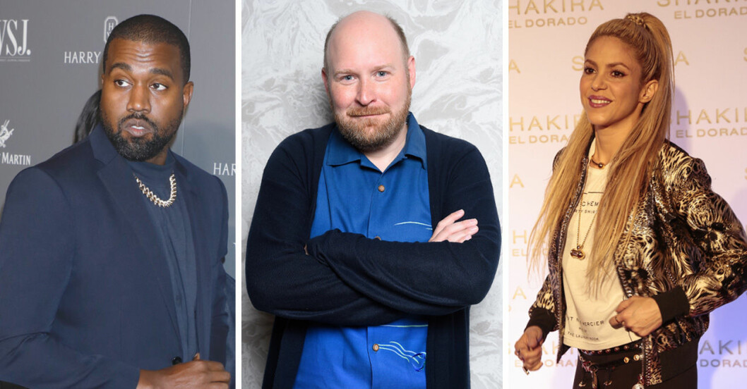 Kanye West, Henrik Dorsin, och Shakira är av årgång 1977. Henrik Dorsin, Kanye West och Shakira