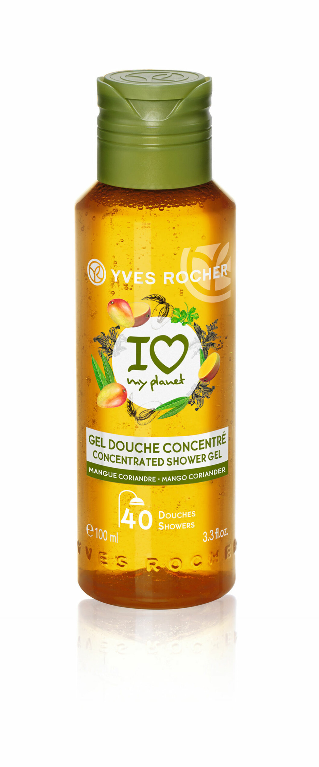 Härlig duschgel med en ljuvlig doft av mango och koriander från Yves Rocher.