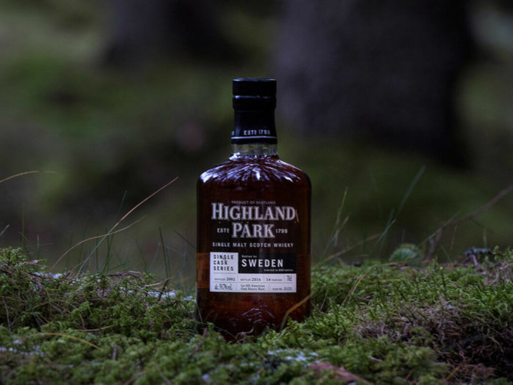 Highland Park Single Cask ”Bottled for Sweden”.