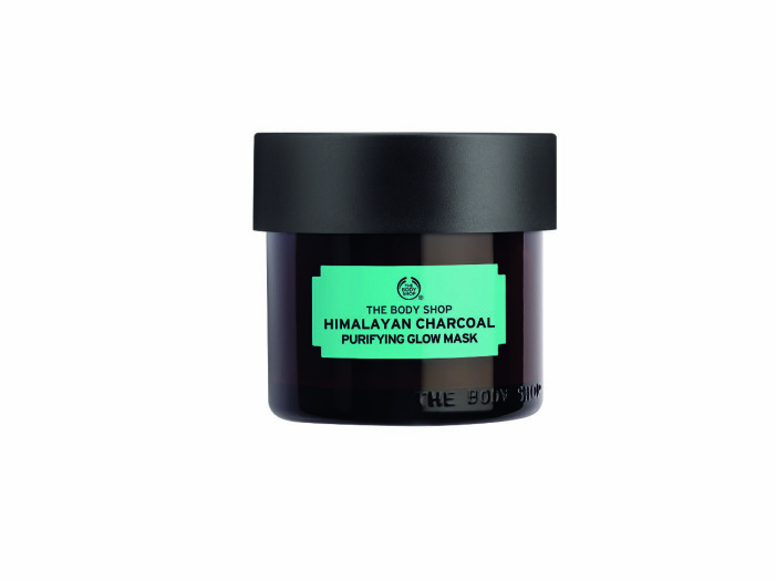 Ansiktsmask för glow och djuprengöring. body shop kolmask