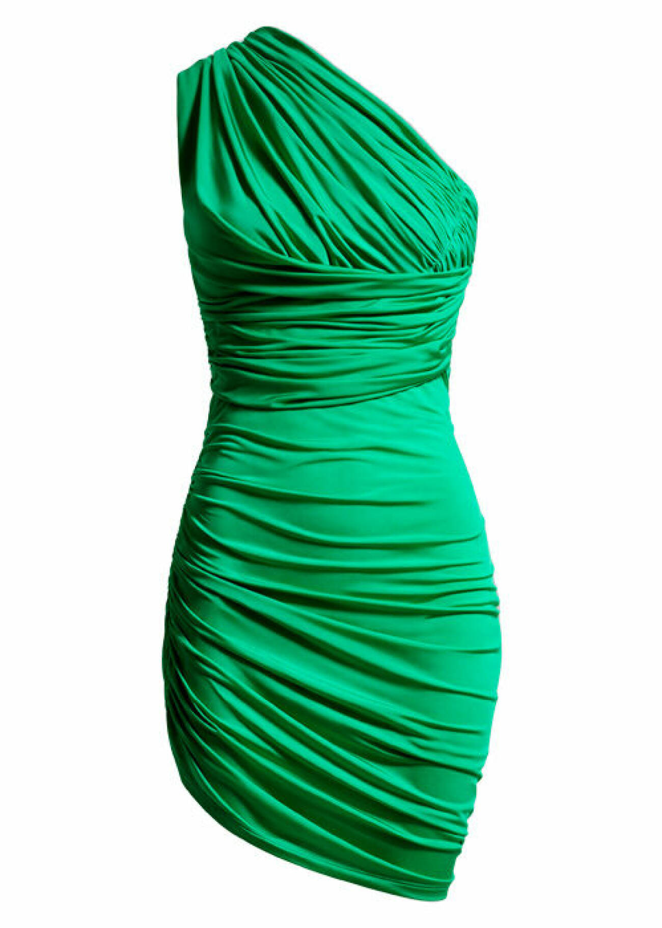 grön off-shoulder klänning från H&amp;M Innovation Stories Metaverse Design Story