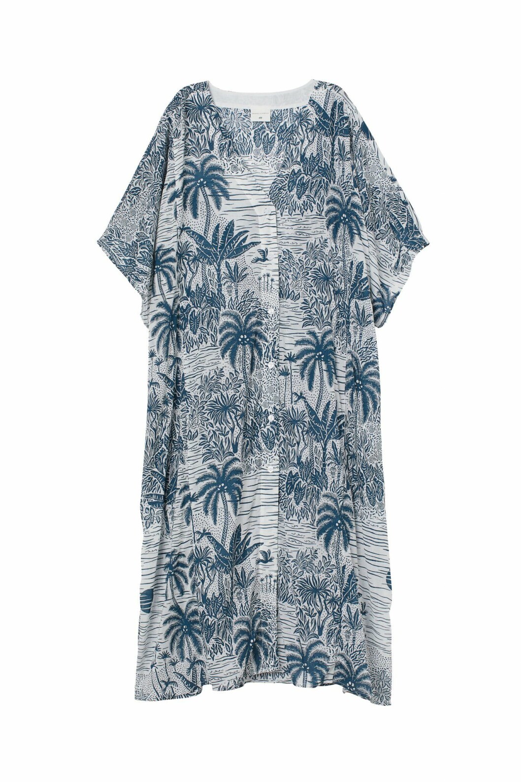 H&M x Desmond & Dempsey sommarkollektion 2020: blå kaftan