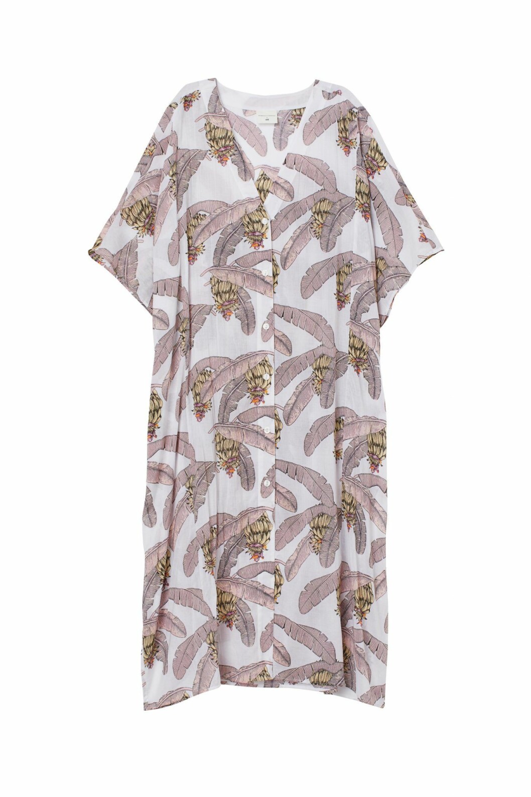 H&M x Desmond & Dempsey sommarkollektion 2020: ljus mönstrad kaftan