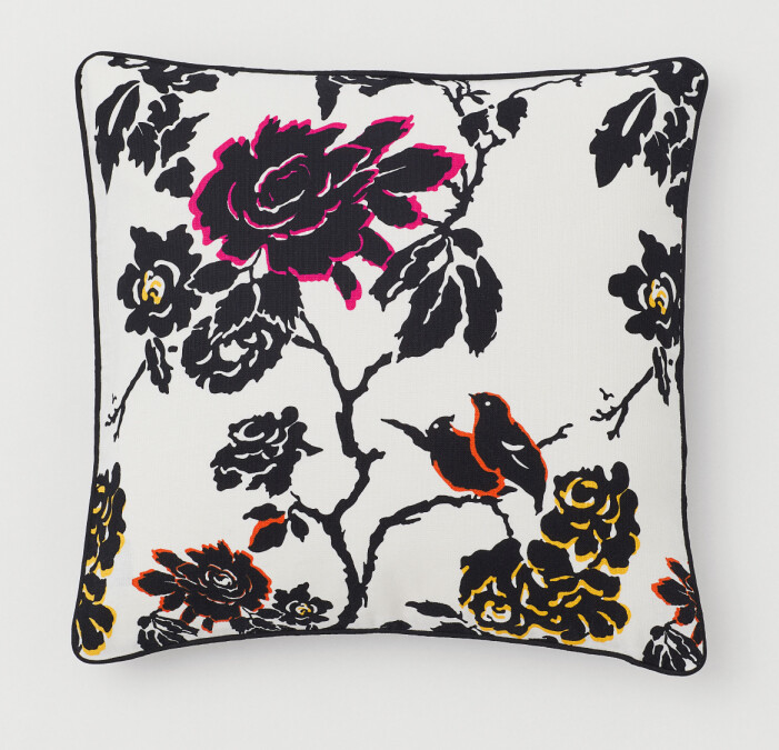 Hm home x Diane von Furstenberg blommig kudde