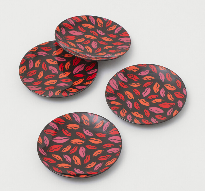 H&M home x Diane von Furstenberg espressofat i porslin