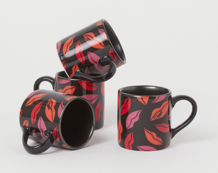 Hm home x Diane von Furstenberg espressokoppar lipstick