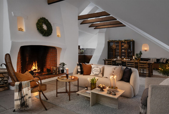 Ombonat och mysigt hos H&M Home i jul – precis som vi vill ha det! Foto: H&M Home ombonat och mysigt i jul på H&M Home