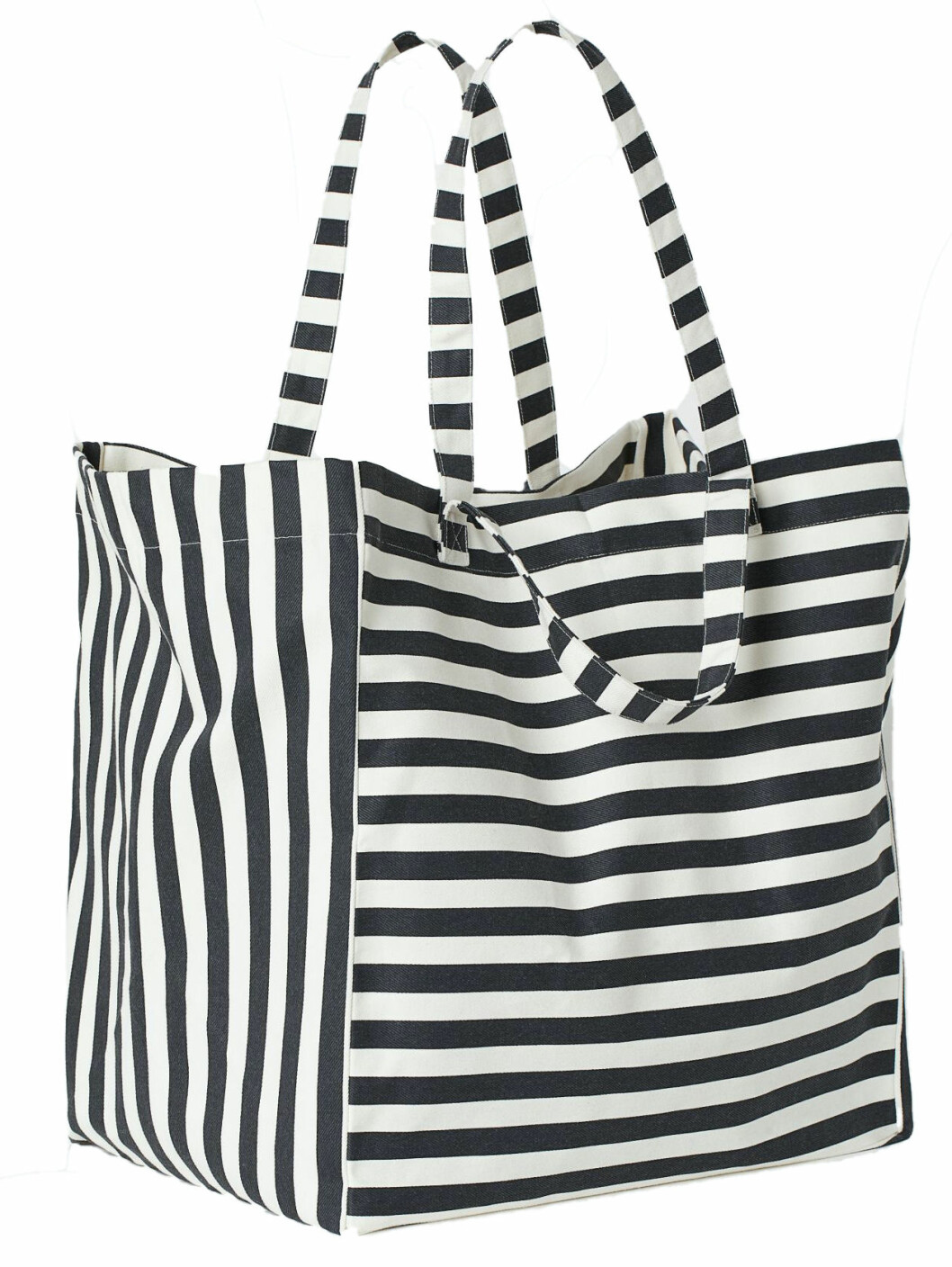 randig strandväska från H&amp;M Home
