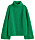 grön stickad tröja med vida ärmar från hm.