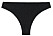 smockad bikinitrosa i svart från hm.
