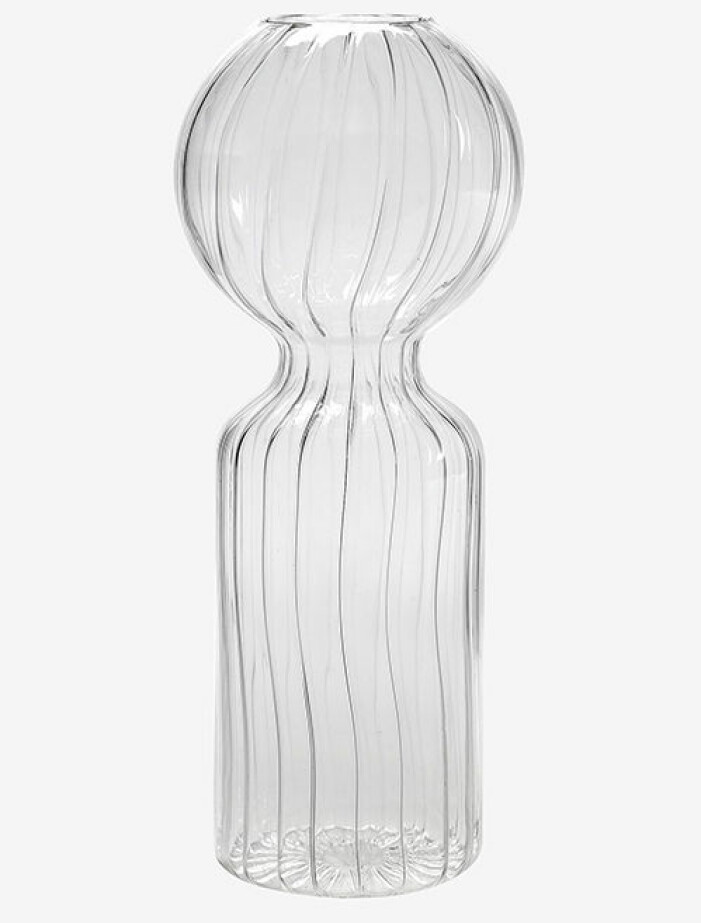 hög glasvas