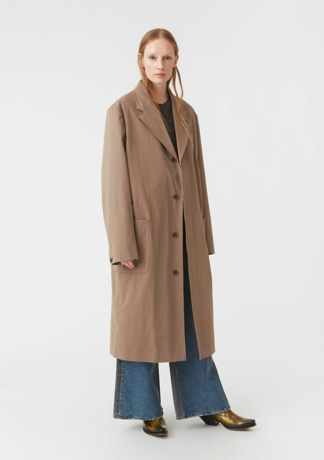 Beige Hope jacka High Coat
