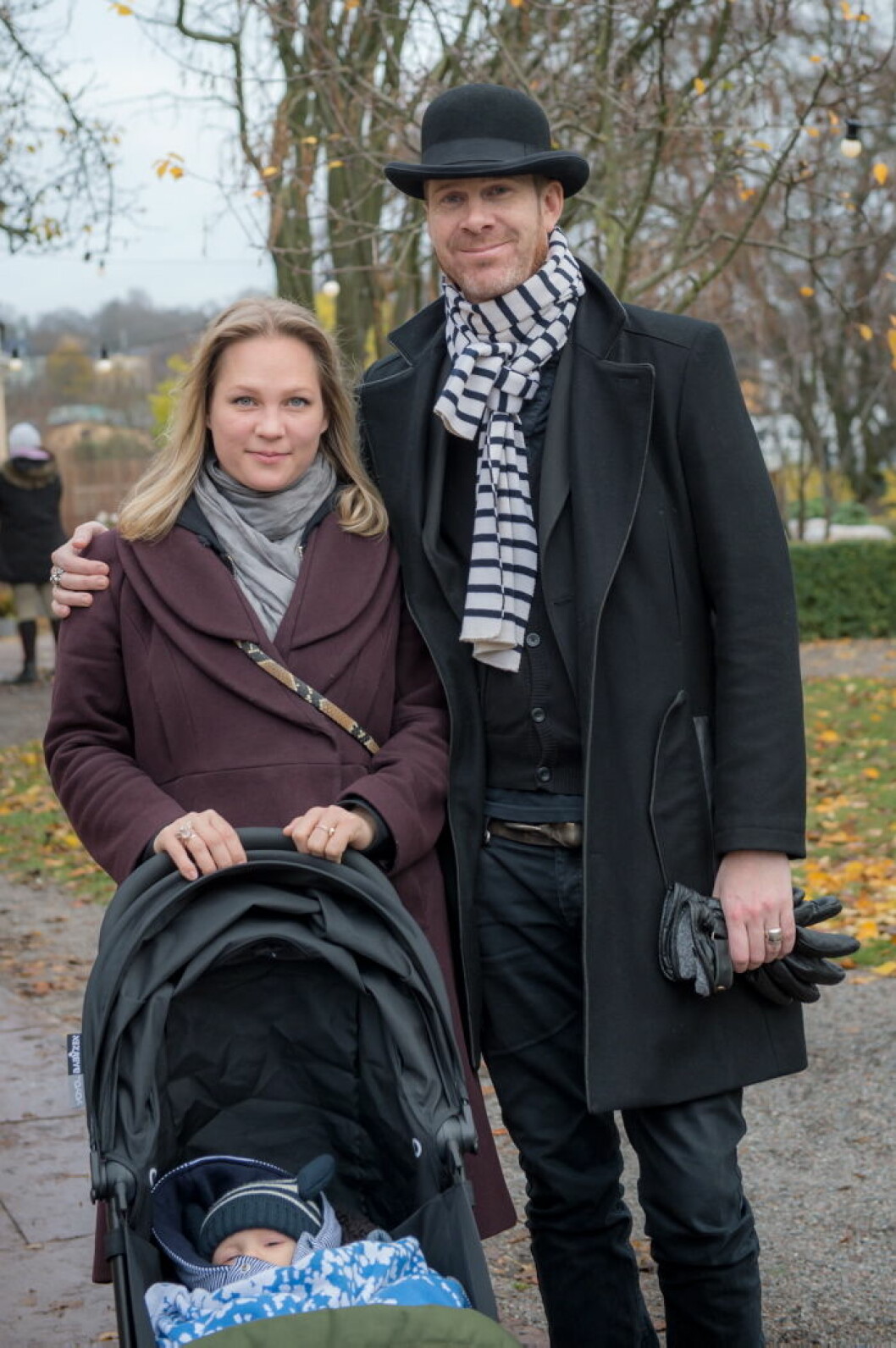 Malinda Damgaard med familj. Malinda Damgaard med familj.