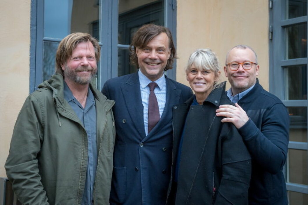 Ralf Thalén, Jonas Andersson, Mika Thalén och Joachim Olausson. Ralf Thalén, Jonas Andersson, Mika Thalén och Joachim Olausson.