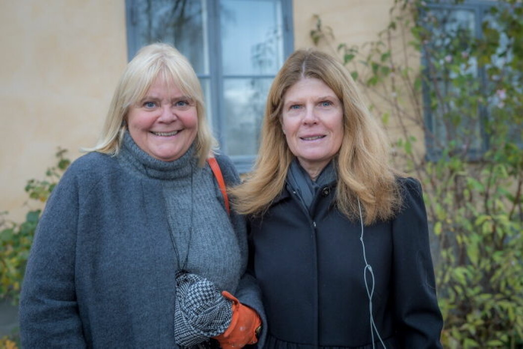 Hermine Coyet Ohlén med väninna. Hermine Coyet Ohlén med väninna.