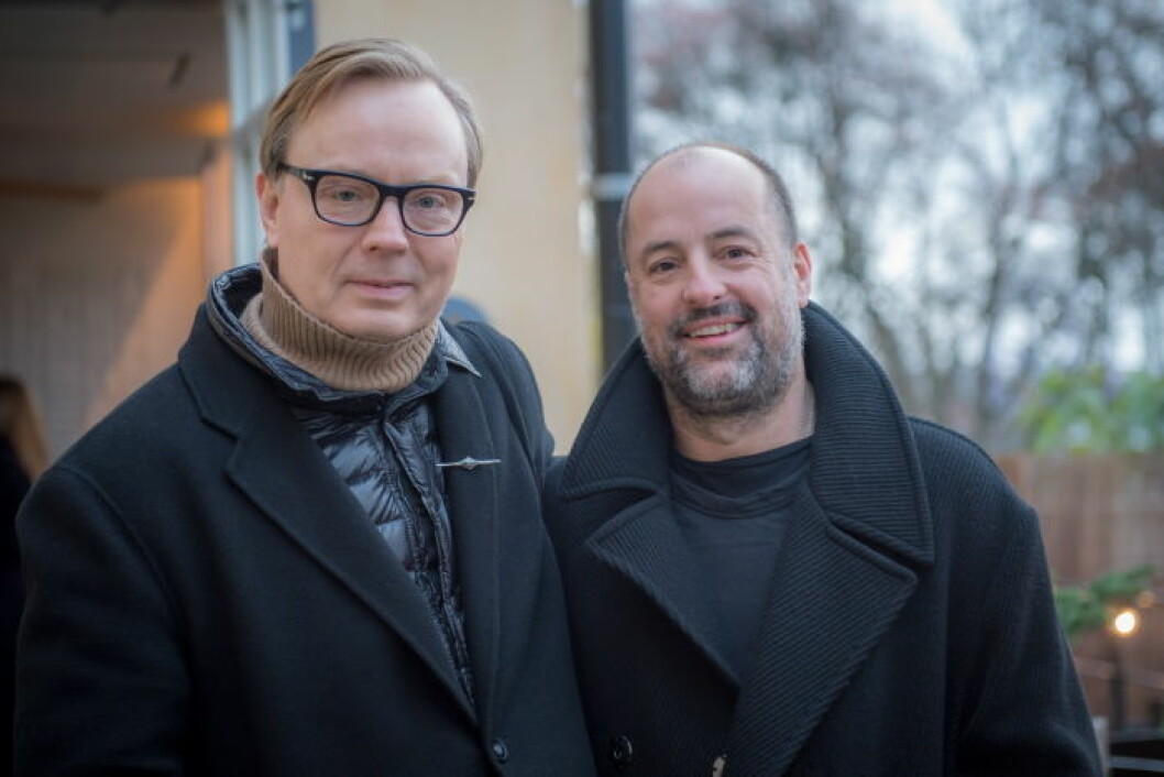 Robert Nordberg och Erik Broms. Robert Nordberg och Erik Broms.