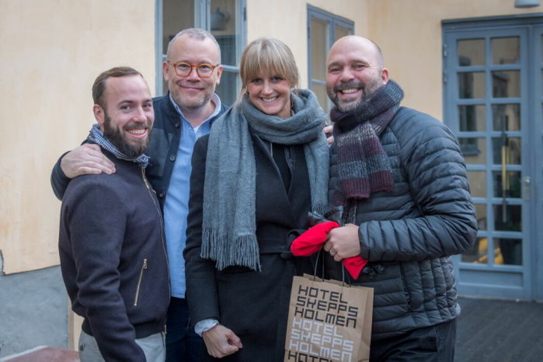 Peter Ferm, Joachim Olausson, Sophie Josefsson och Kenneth Hallström. Peter Ferm, Joachim Olausson, Sophie Josefsson och Kenneth Hallström.
