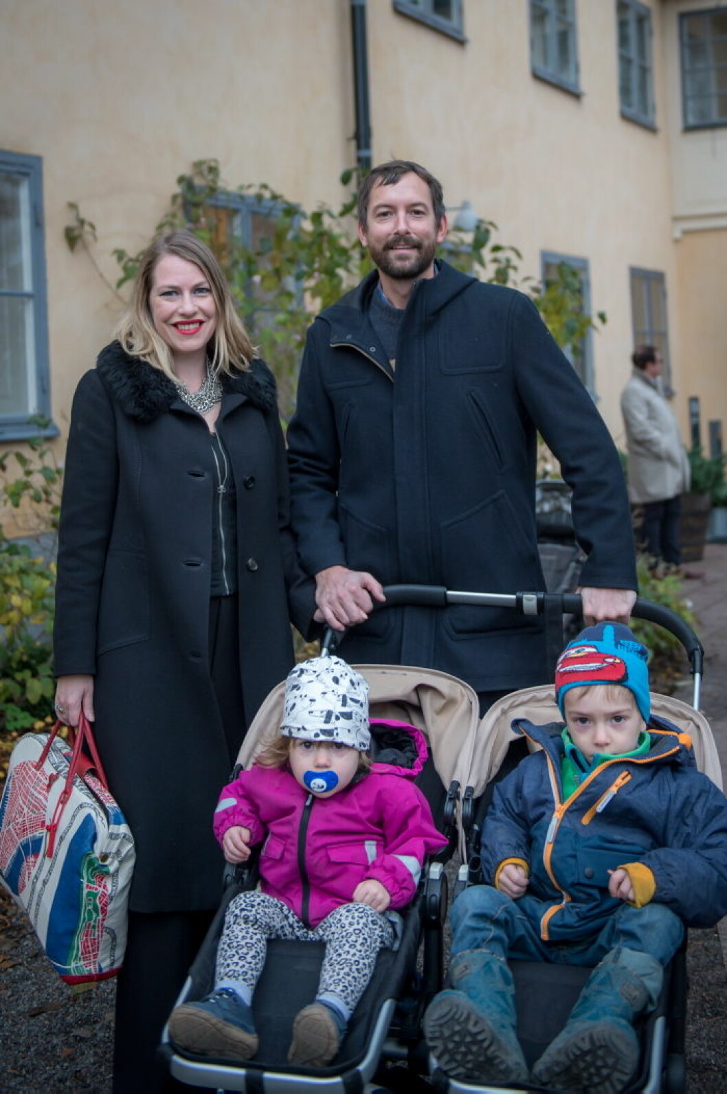 Sofia Breitholtz med familj. Sofia Breitholtz med familj.