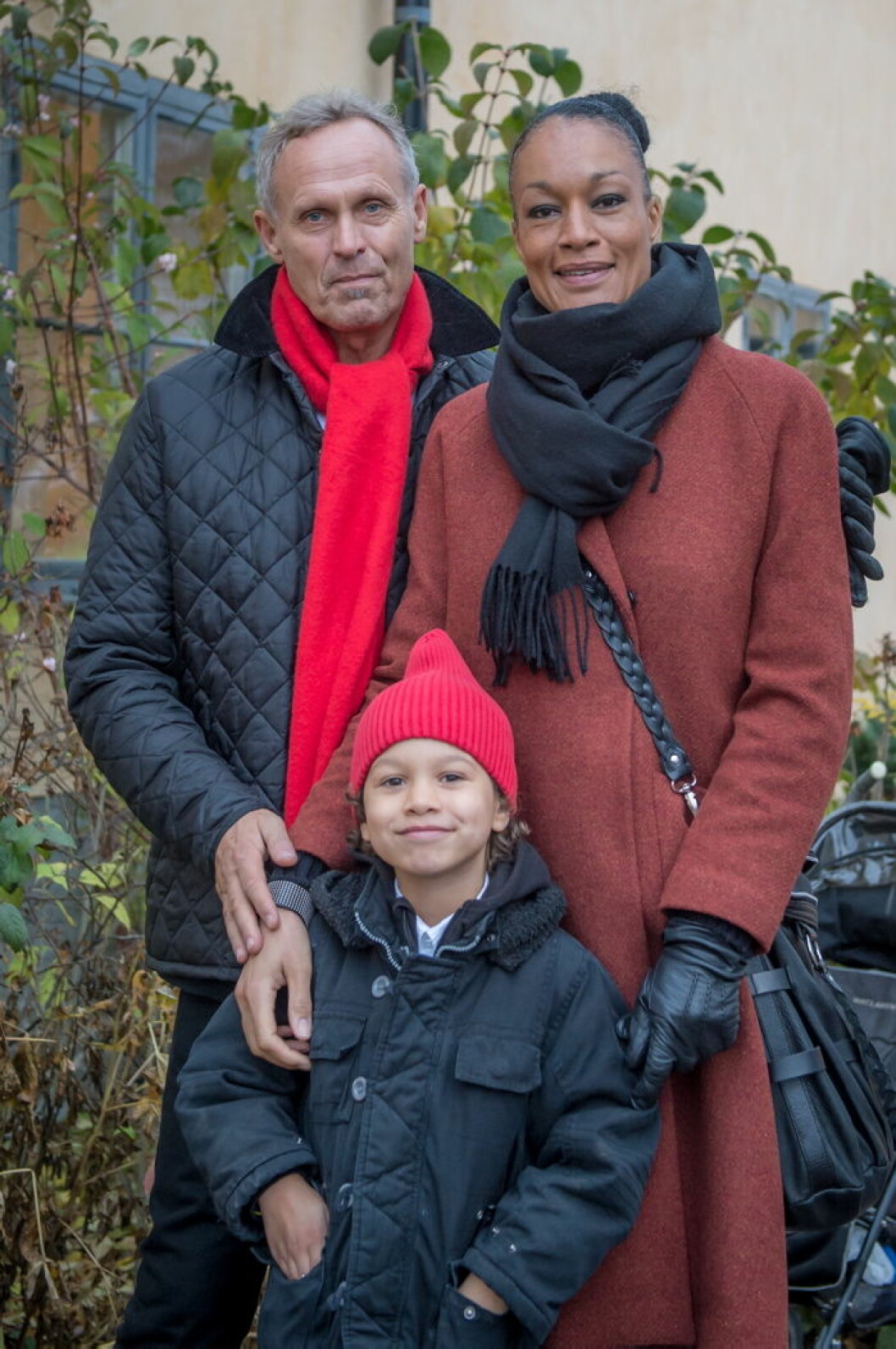 Claudia Fried med familj. Claudia Fried med familj.