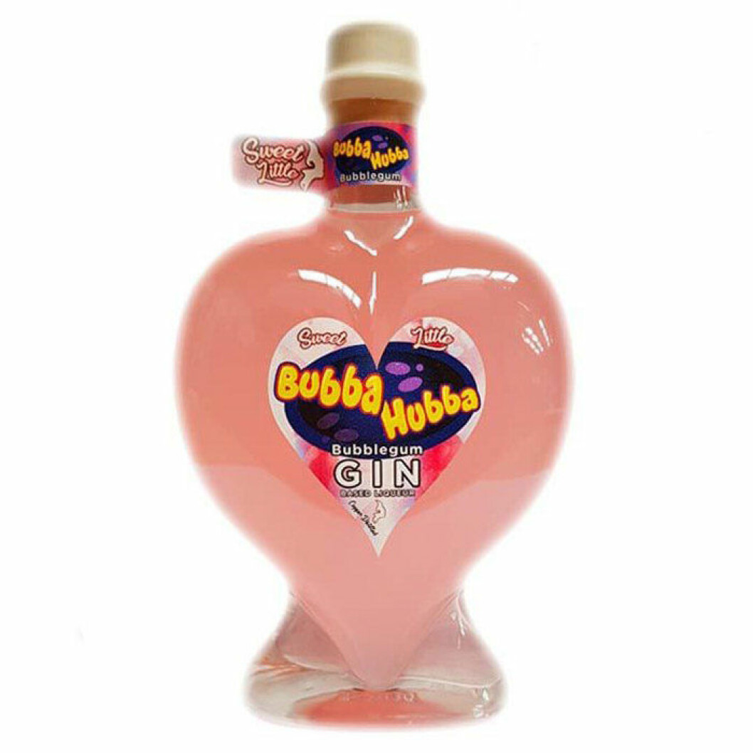 Gin med smak av Hubba Bubba.