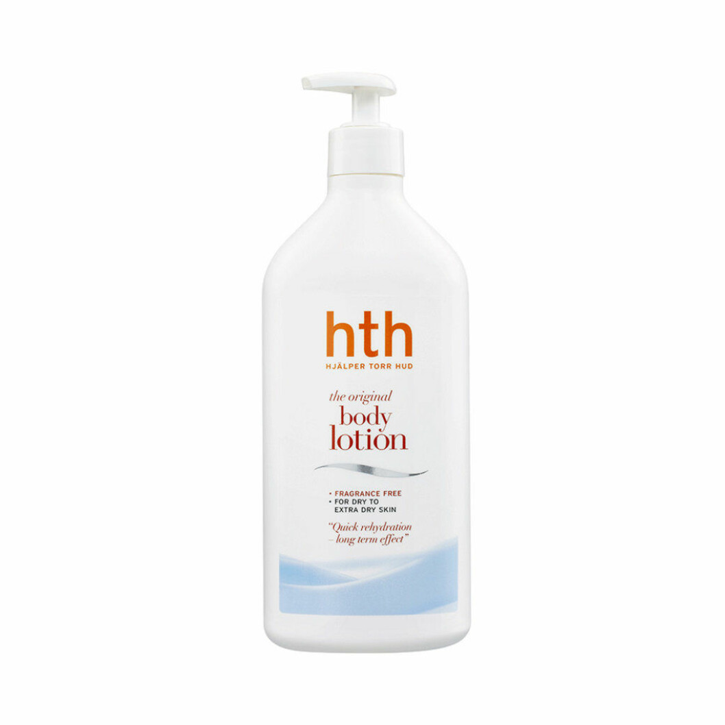 The Original body lotion, från hth. <a href="https://track.adtraction.com/t/t?a=1136856392&as=1212076637&t=2&tk=1&epi=boostbranna&url=https://www.ahlens.se/Skonhet/hudvard/kropp/bodylotion-kroppsoljor-15290/hth-original-body-lotion-89955662/" target="_blank" rel="noopener">Här kan du köpa den</a>. Hudlotion