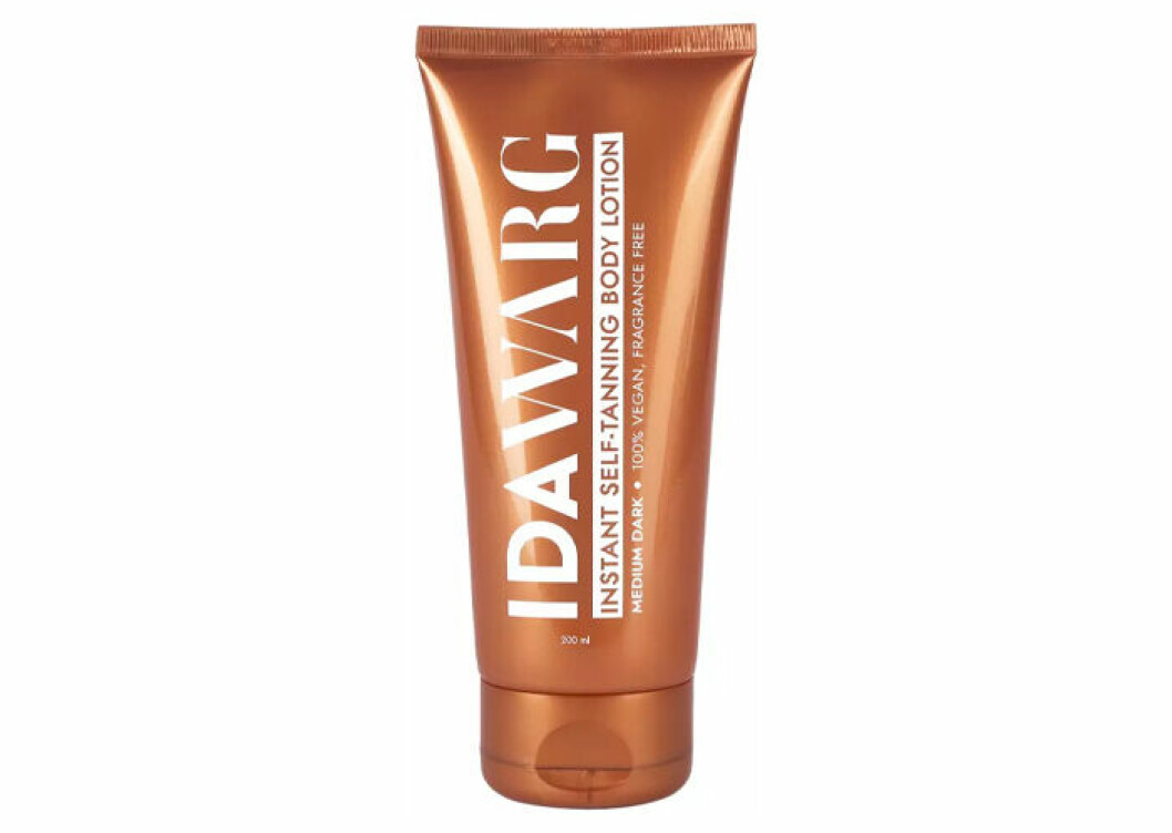 ida warg brun utan sol lotion bästa bus torr hud