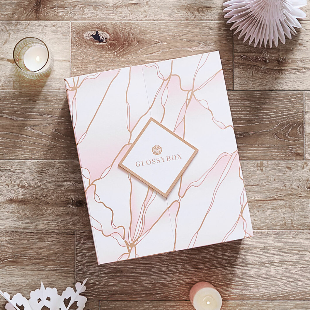 Glossybox adventskalender 2020. Glossybox