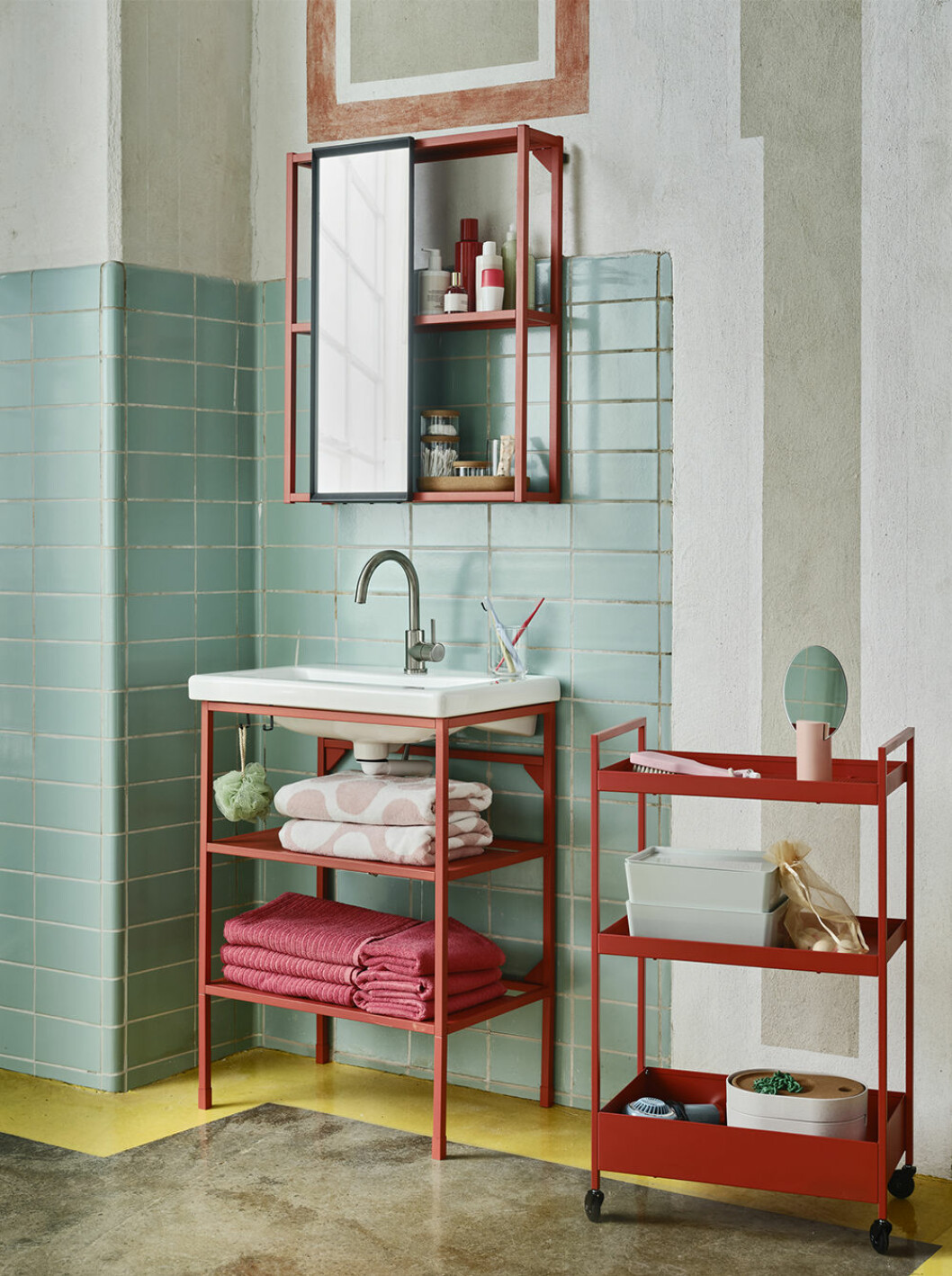Enhet modul i badrum från ikea