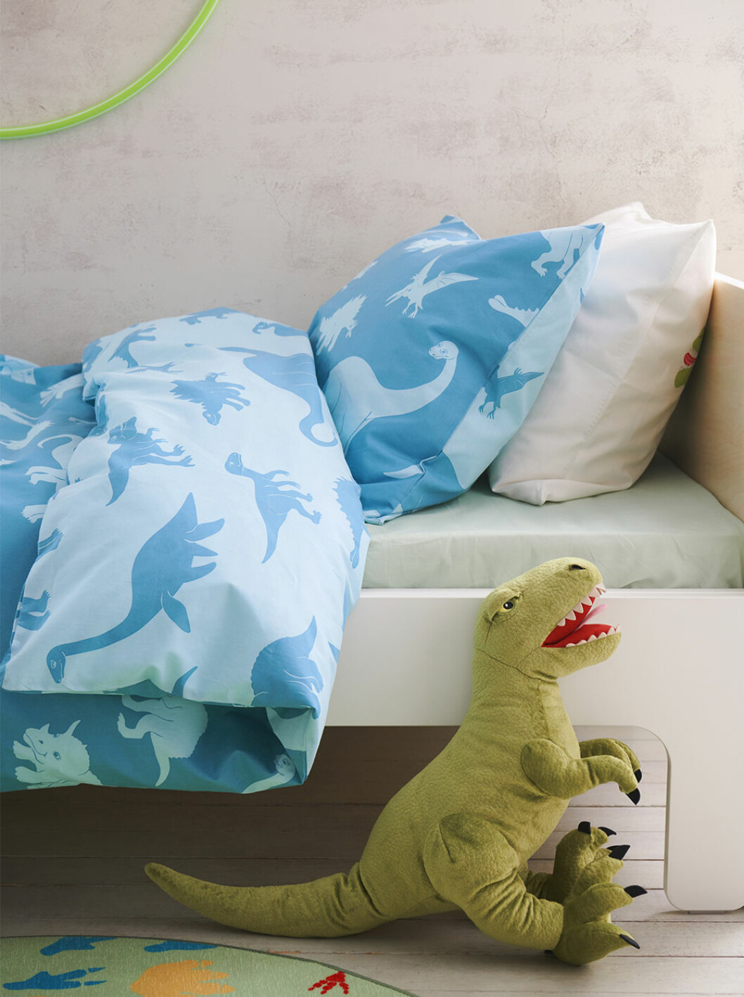 Påslakan med dinosaurier från Ikea