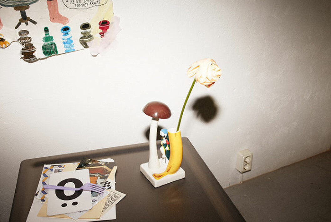 En vas i form av en banan från Ikeas nya kollektion.